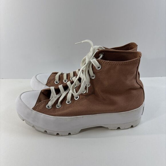 Converse Chuck Taylor All Star Lugged Mineral Clay A02565C Women's Size 9 HI-TOP - Picture 3 of 7